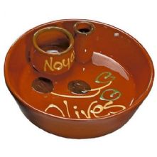 Regas Terracotta Olive Serving Bowl